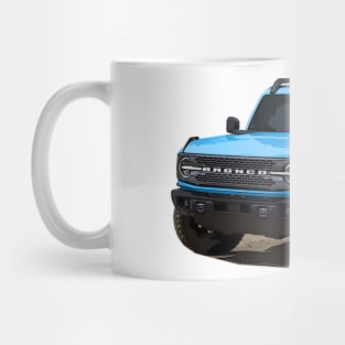 2021 Ford Bronco 4 Door Velocity Blue Mug